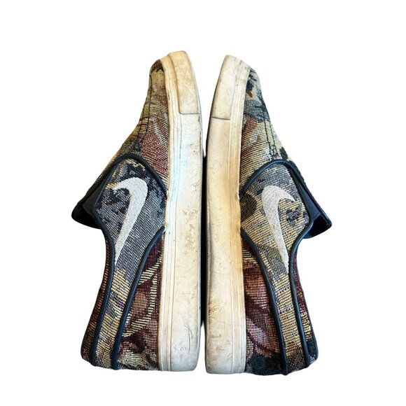 Nike Stefan Janoski Floral Tapestry Slip-On Shoes Rare Style Flats Size 5.5 Mens - Picture 13 of 15